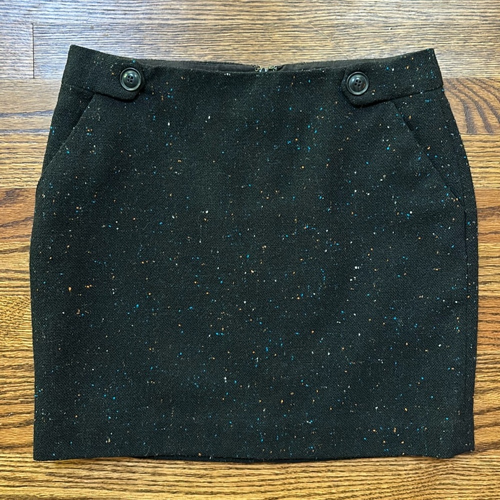 Outback Red wool-blend mini skirt